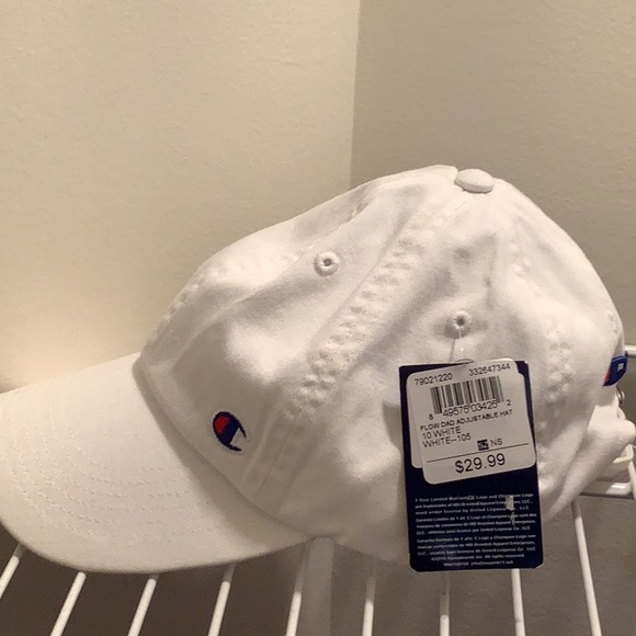 Campion Unisex White Baseball Cap - Picture 2 of 5